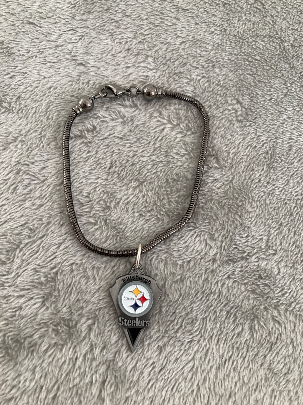 Pittsburgh Steelers charm bracelet